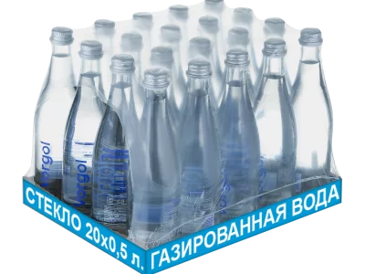 Упаковка негазированной воды Vorgol стекло 0,5 л